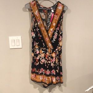 Women’s floral romper